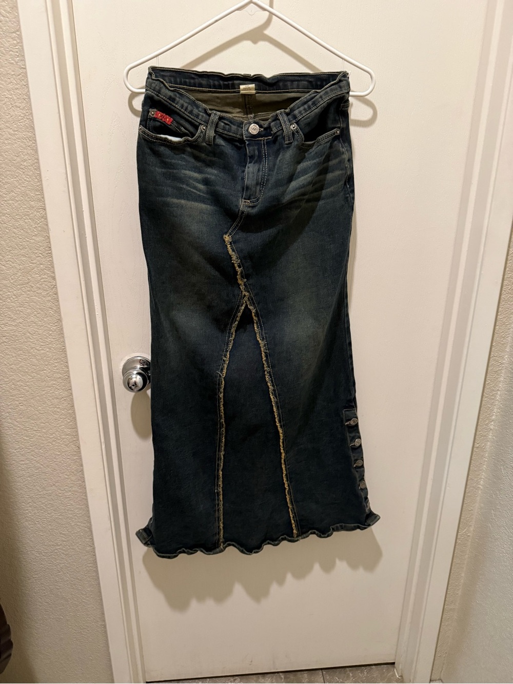 Long Jean Skirt